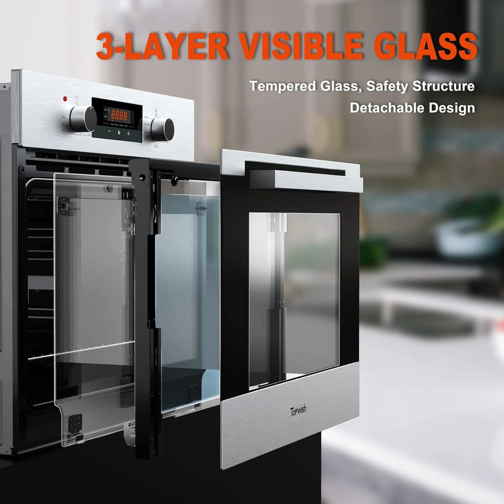 24 Single Built-in Electric Wall Oven, 2.3 Cu.ft. Stainless Steel B17320
