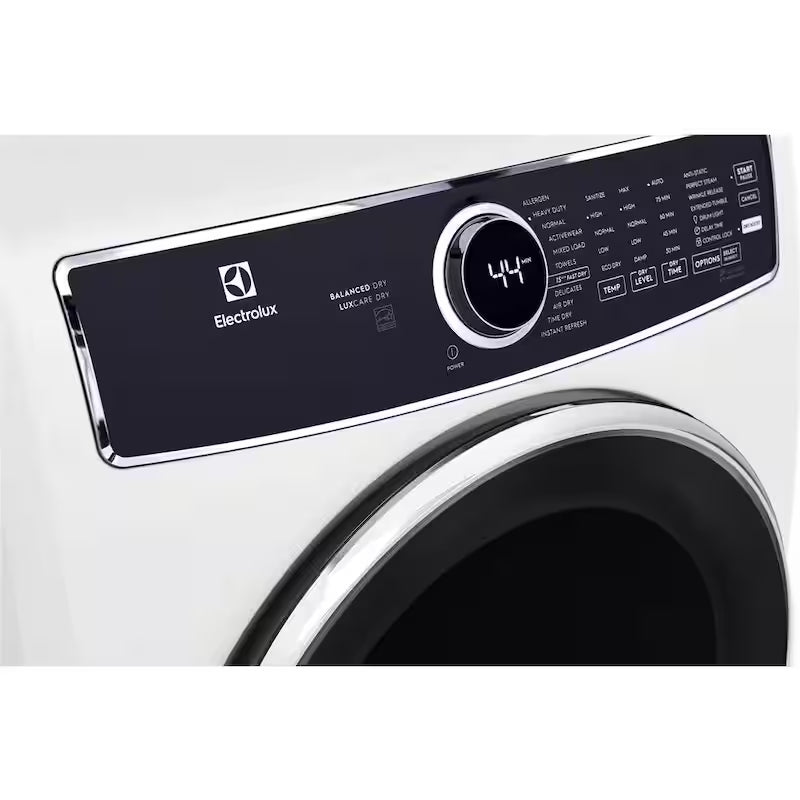 White 8 cu. ft. Front Load Electric Dryer M628
