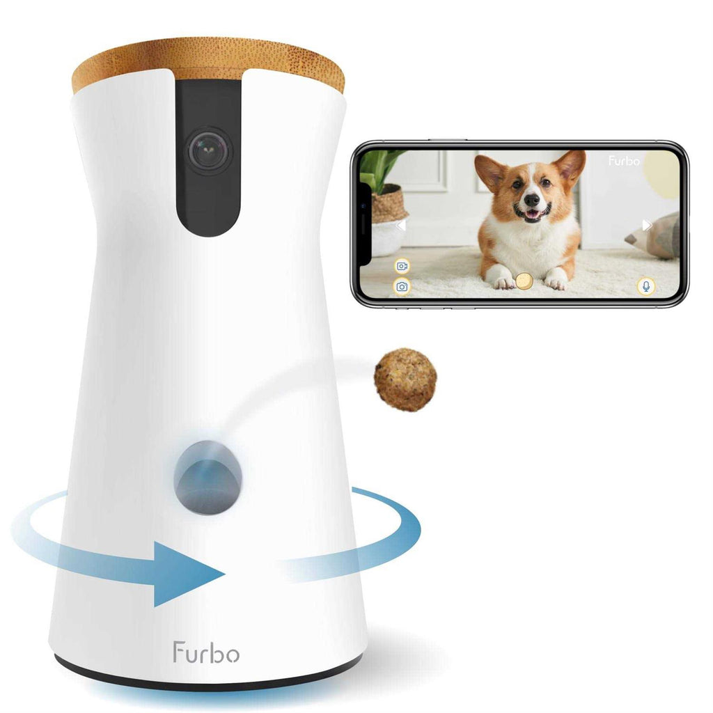 360° View Wide-Angle Pet Camera with Treat Tossing H7772