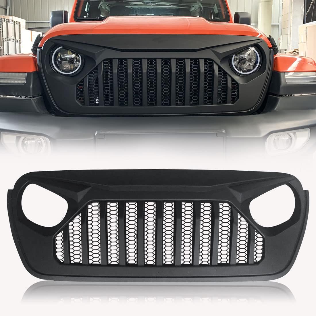 Matte Black Front Grill Cover H86457