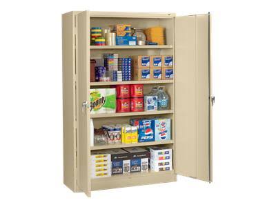 Light Gray 5 Shelf 2 Door Steel Storage Cabinet G8217