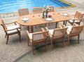 8 Seater 9 Pc Teak Dining Set K58363
