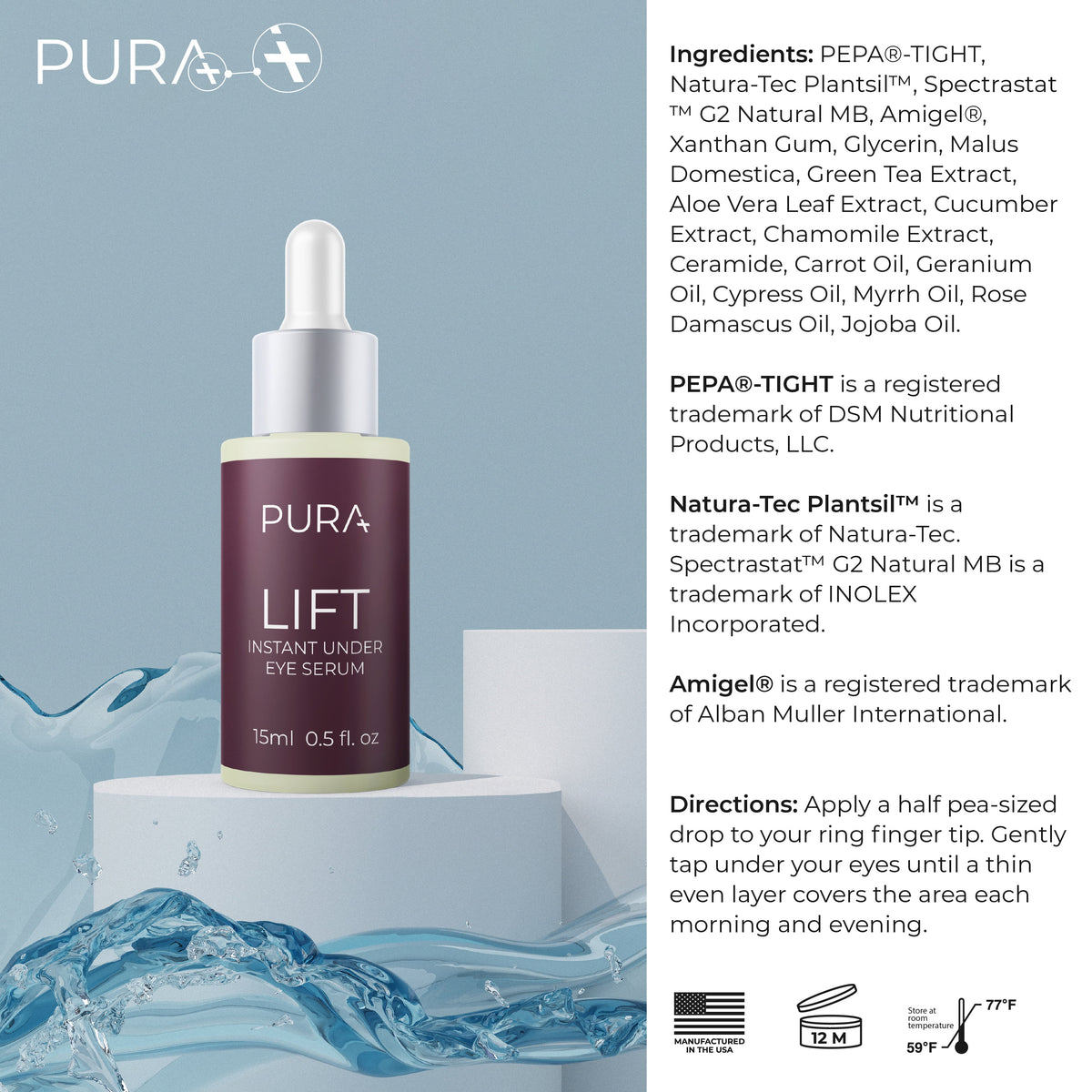 Under Eye Serum 3 Bottles I4876