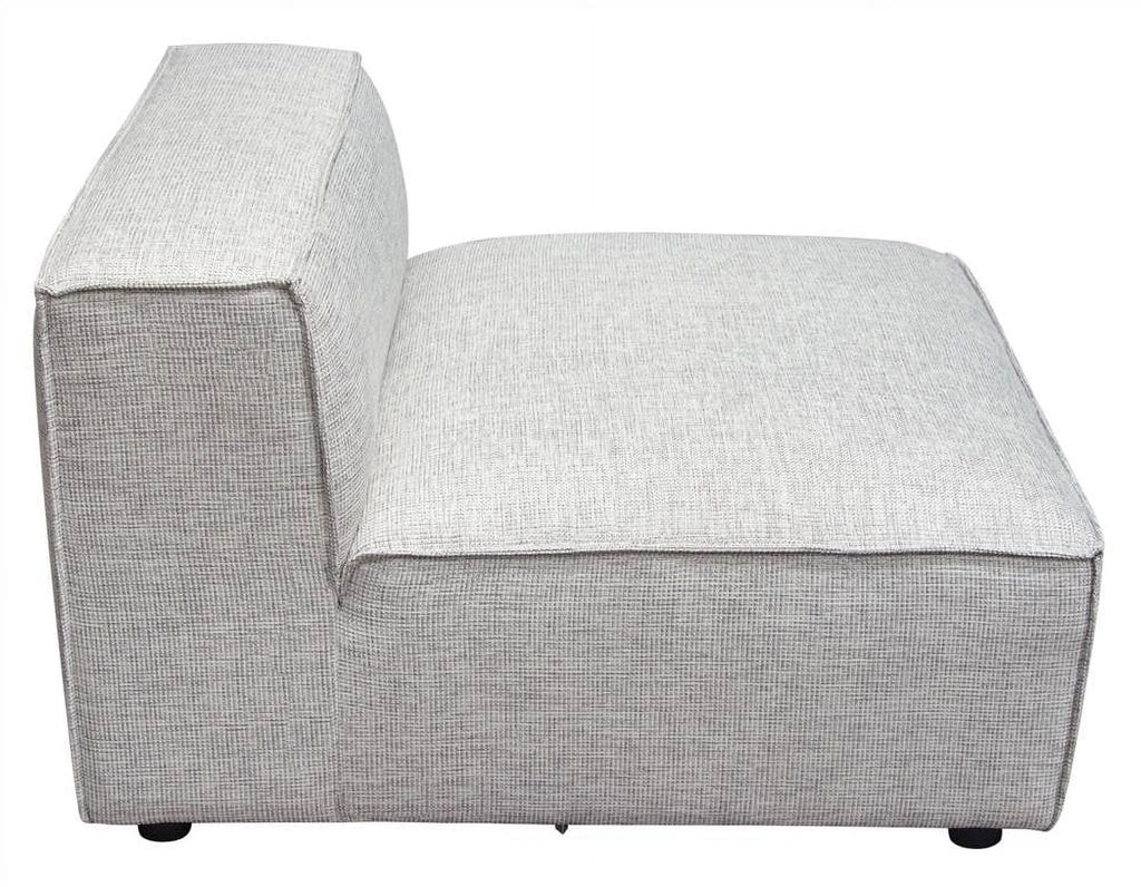 Armless Chair in Barley Fabric P661