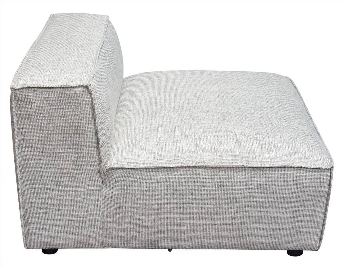 Armless Chair in Barley Fabric P661