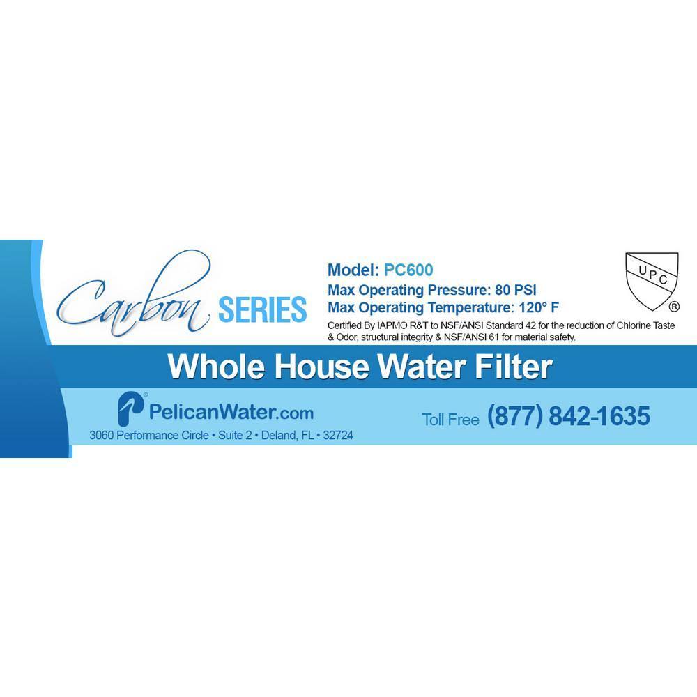 Carbon Replacement Media for Whole House Drinking Water Filter P702792