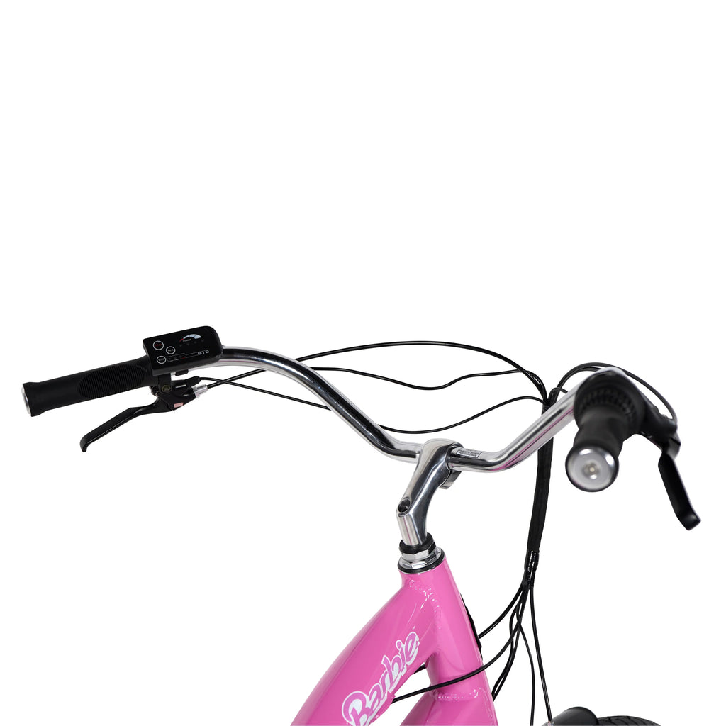 36V Electric Cruiser E-Bike with Pedal-Assist, 250W Motor, Pink T95514