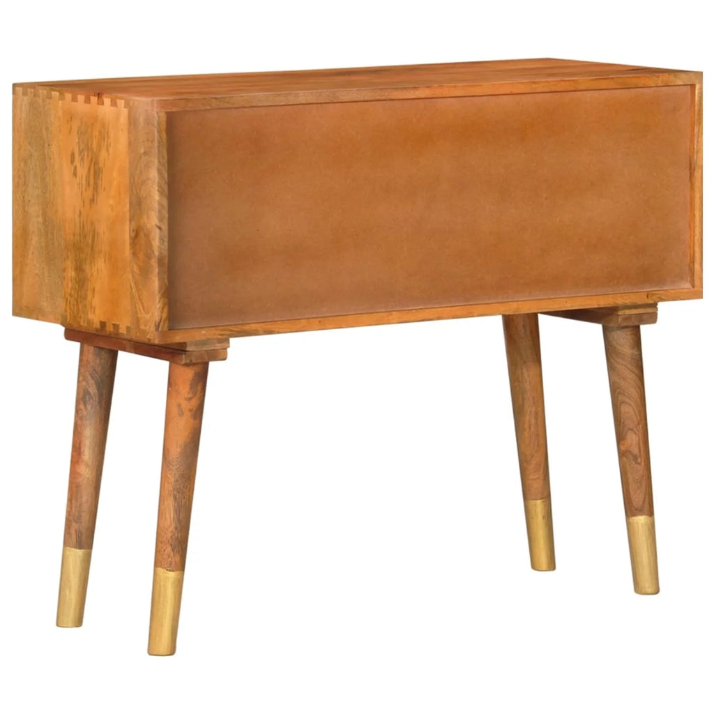 Mango Wood 4 Drawer Sideboard Storage Cabinet H95707