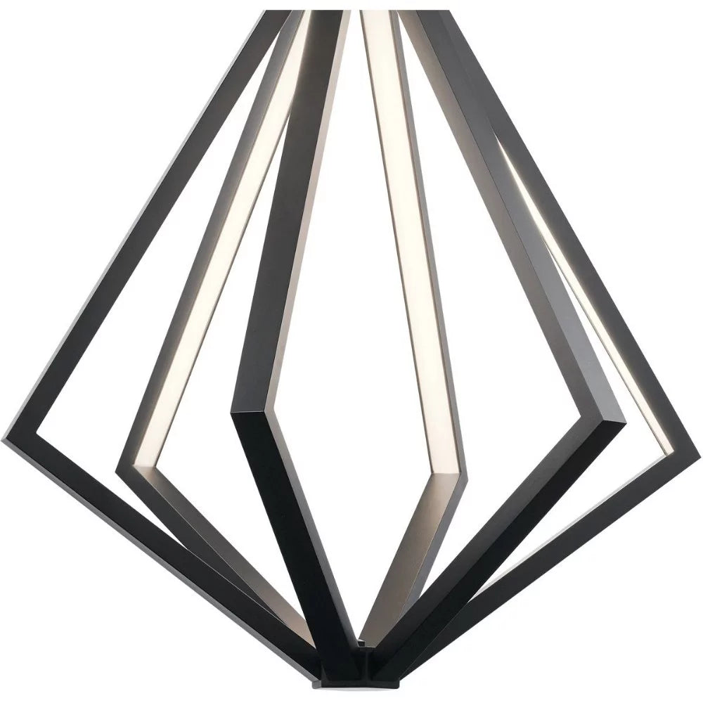 27.25 Inch 6 Led Chandelier Champagne Gold M20775