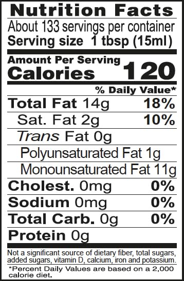 Extra Virgin Olive Oil, 68 Oz First Cold Pressed W4831