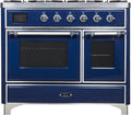 Blue Dual Fuel Propane Gas Range Q477