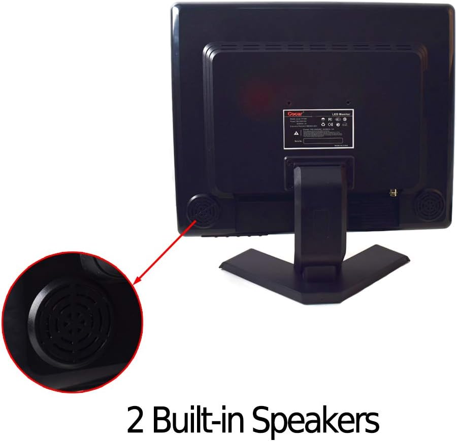 17 inch CCTV Monitor with VGA HDMI AV BNC Ports H15484