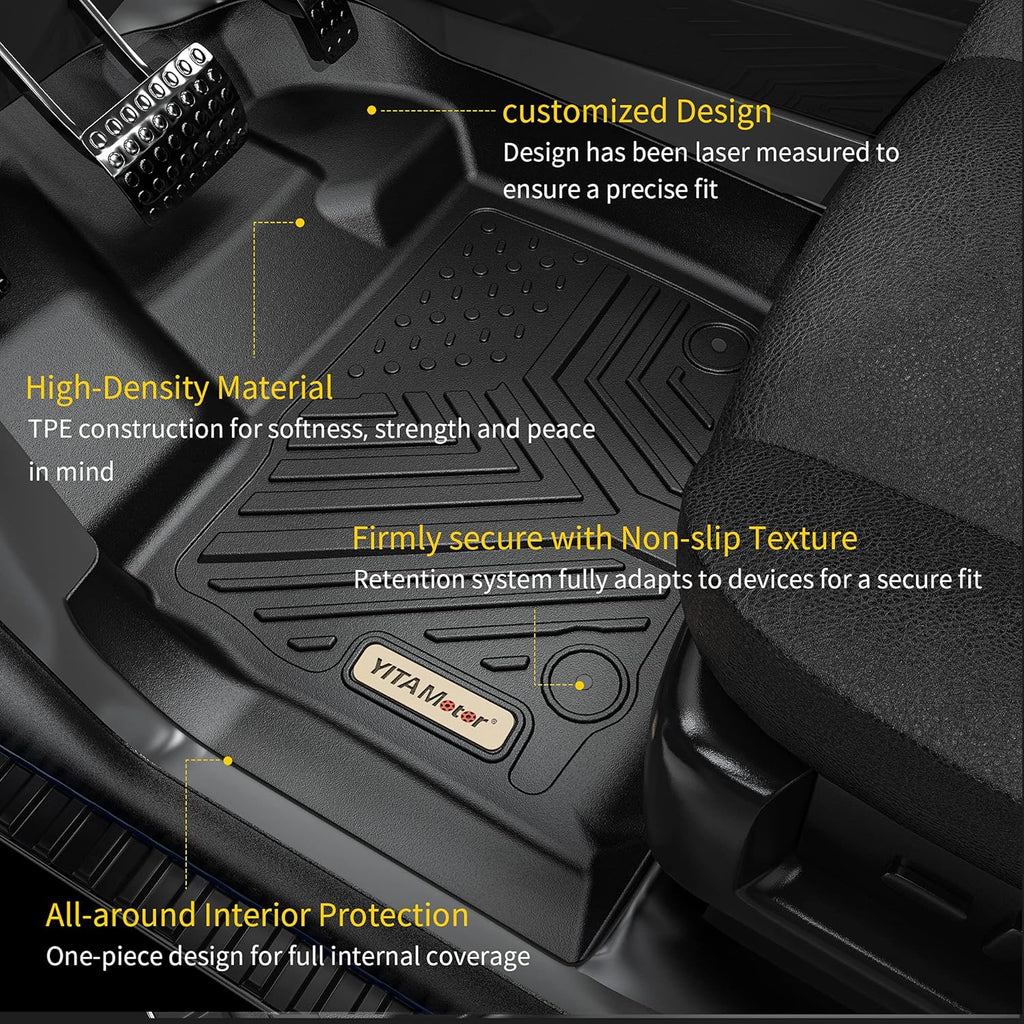 Black Floor Mats and Floor Liners V764893