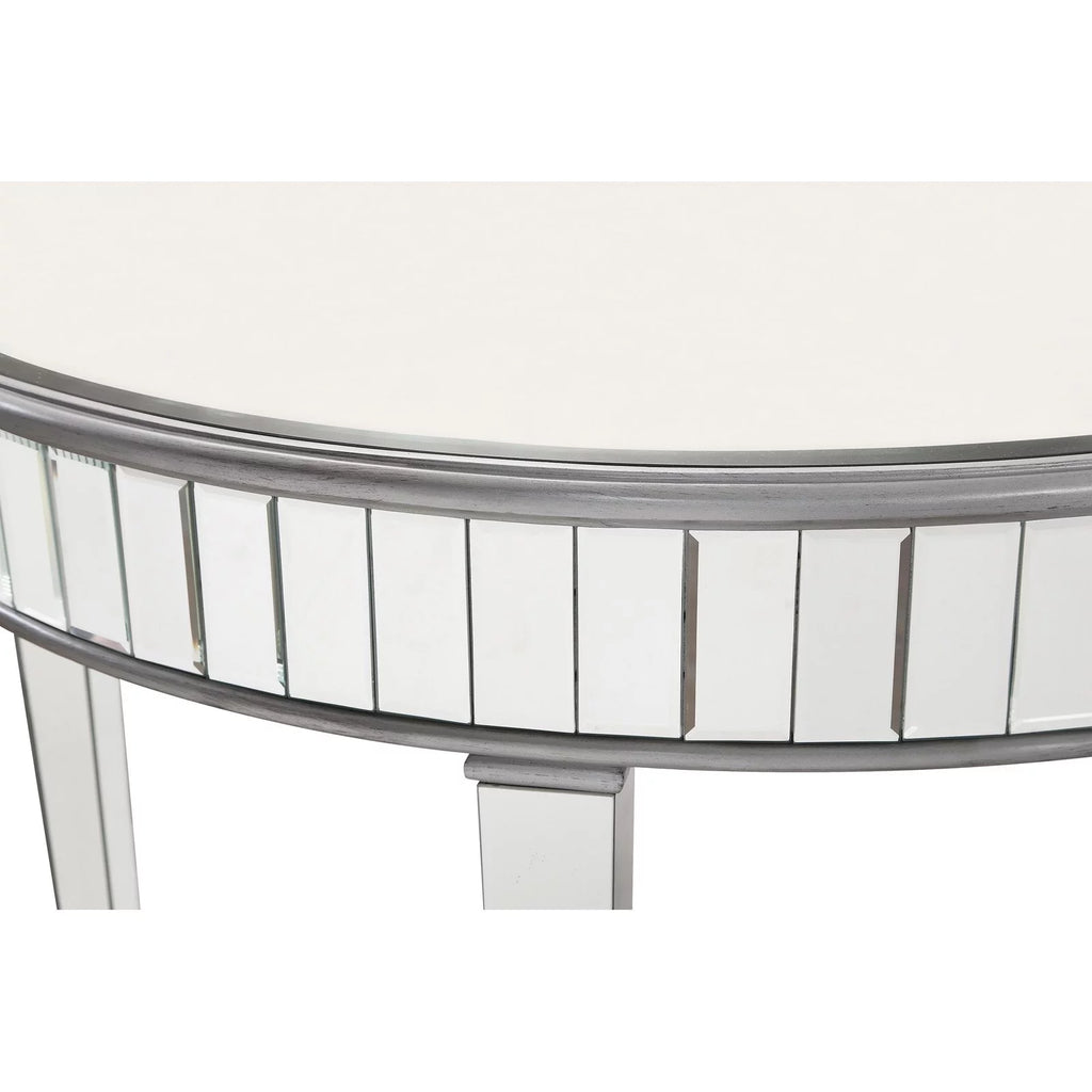 Mirrored Round Dining Table Q868