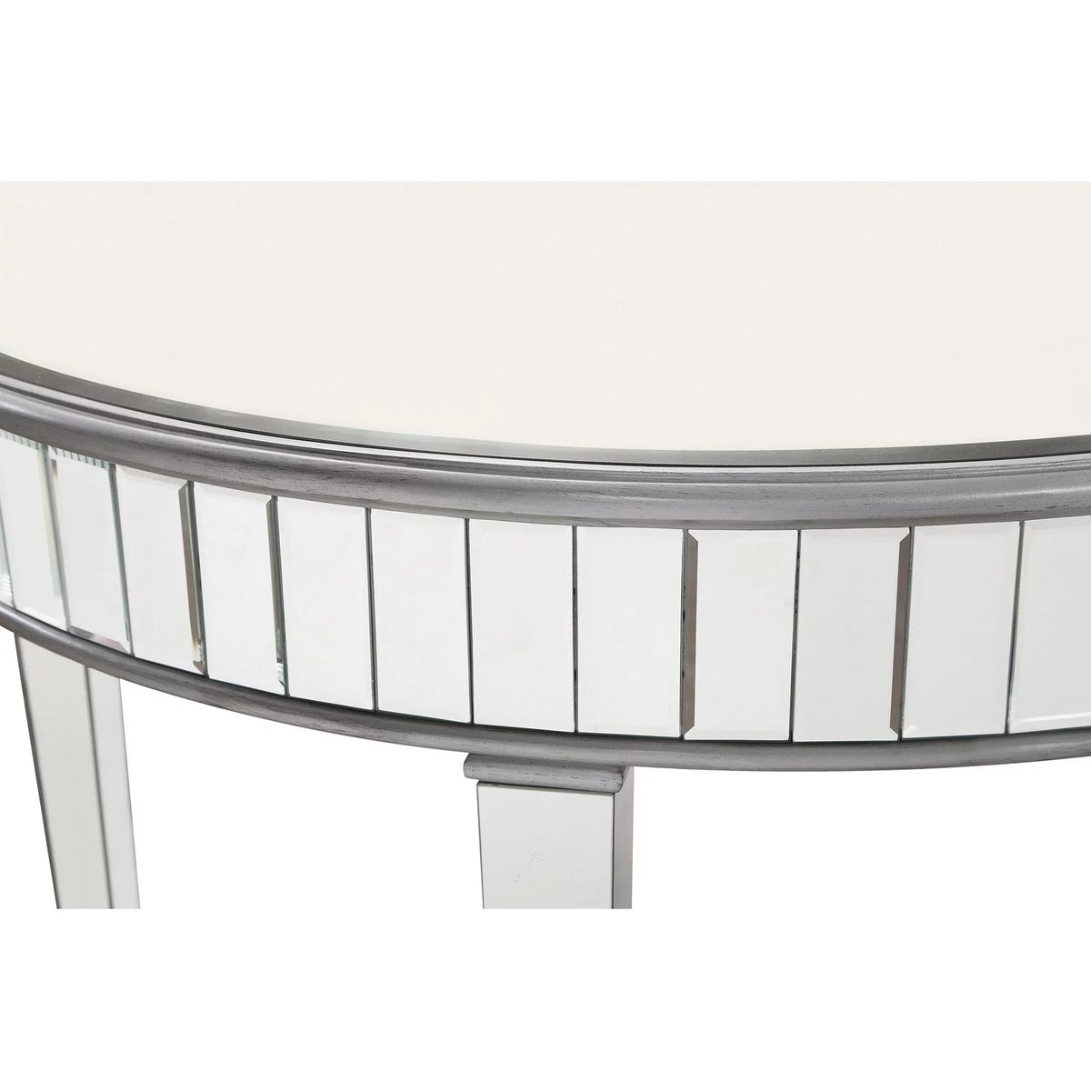 Mirrored Round Dining Table Q868