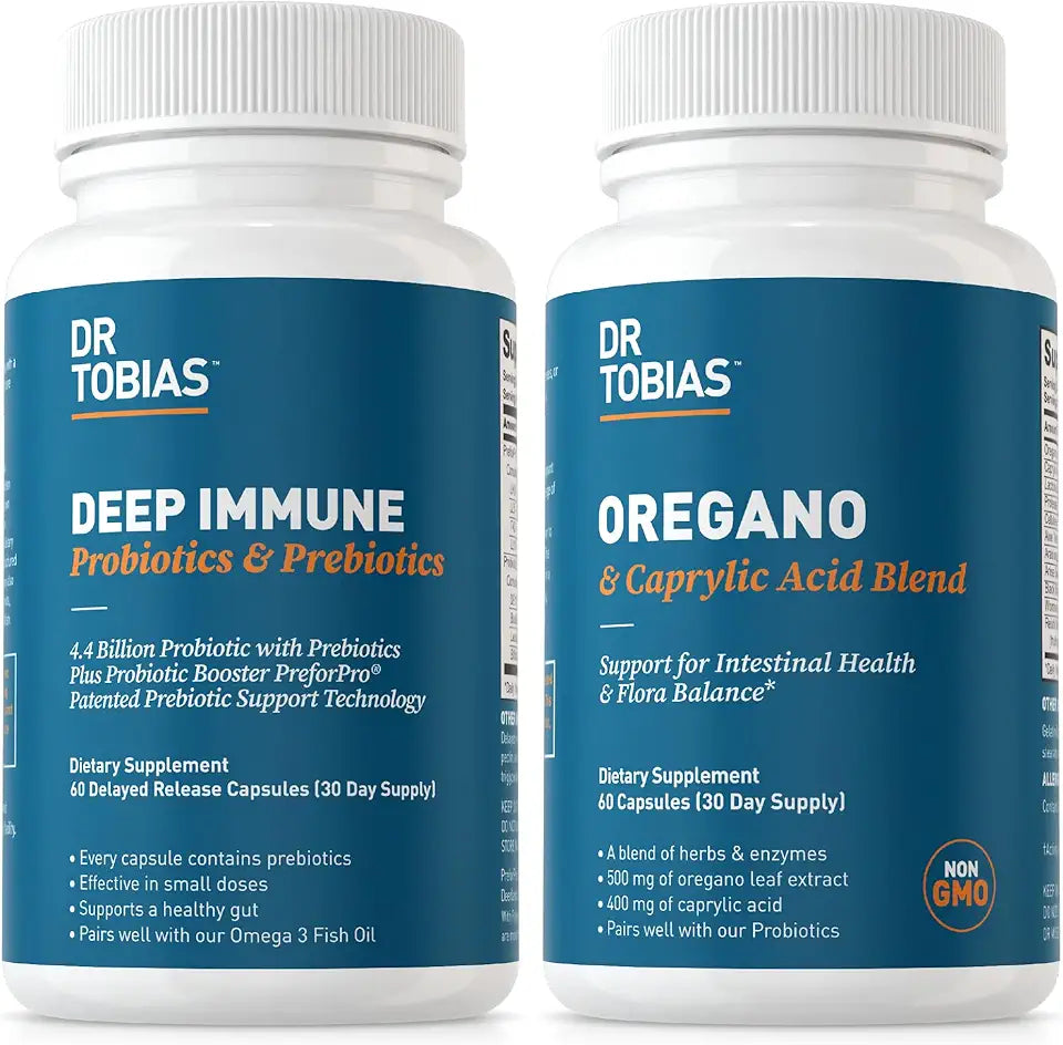 Probiotics & Prebiotics and Oregano & Caprylic Acid Blend V497