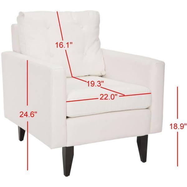 White Club Chair B264