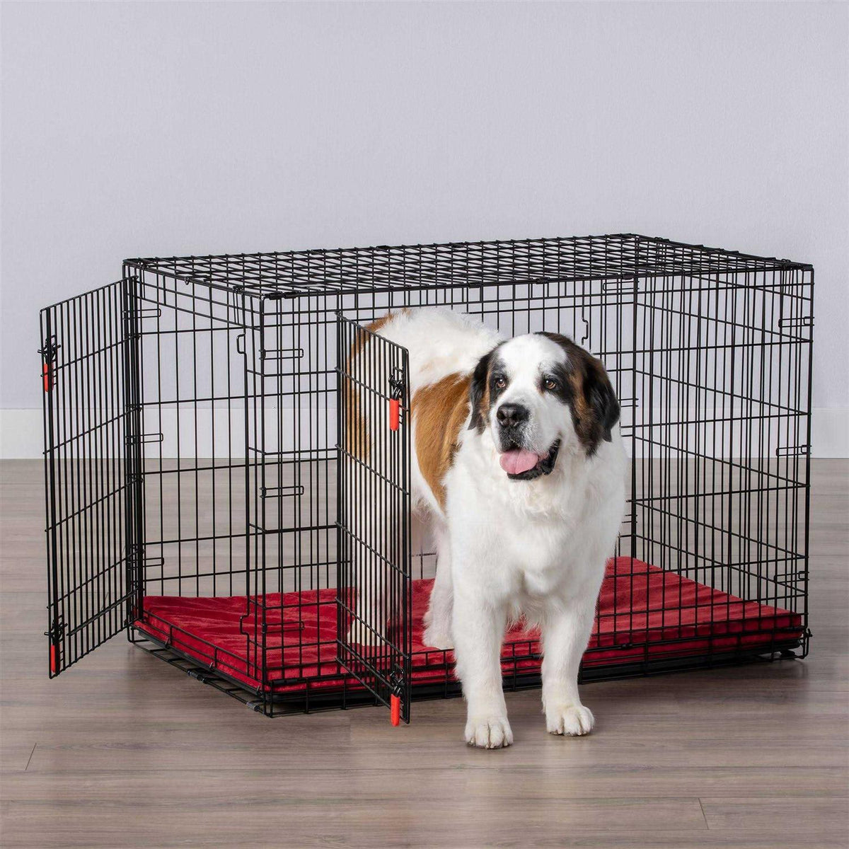 Double Door Wire Dog Crate with Divider Panel X9298