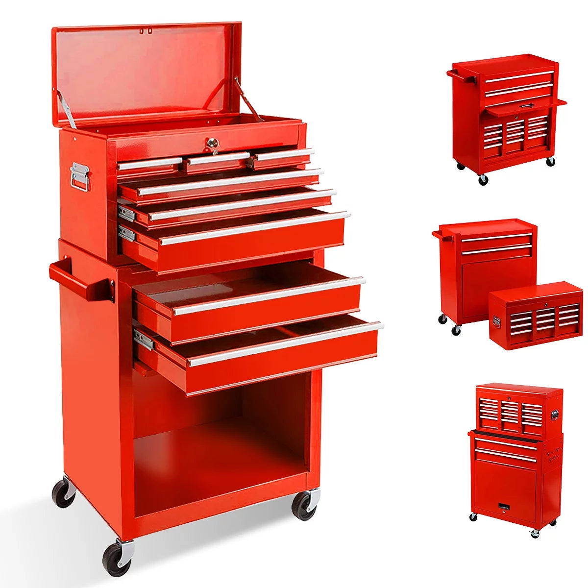 8 Drawer Rolling Tool Chest with Locks O484419