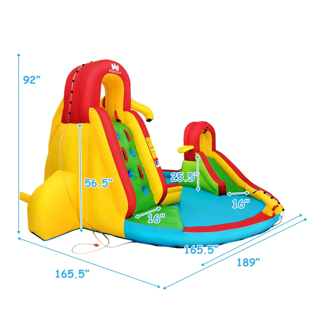 Inflatable Water Slide Park with Splash Pool S94739