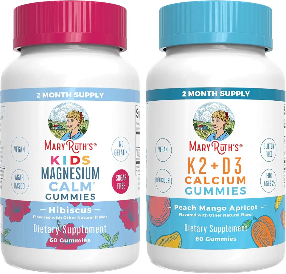 Kids Magnesium Calm Gummies & Vitamin K2+D3 Gummies D80867