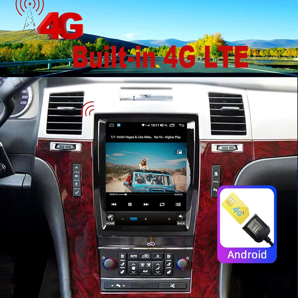 Android 11 Car Stereo 10.4inch Octa-core 4+64G IPS Touch Screen R556