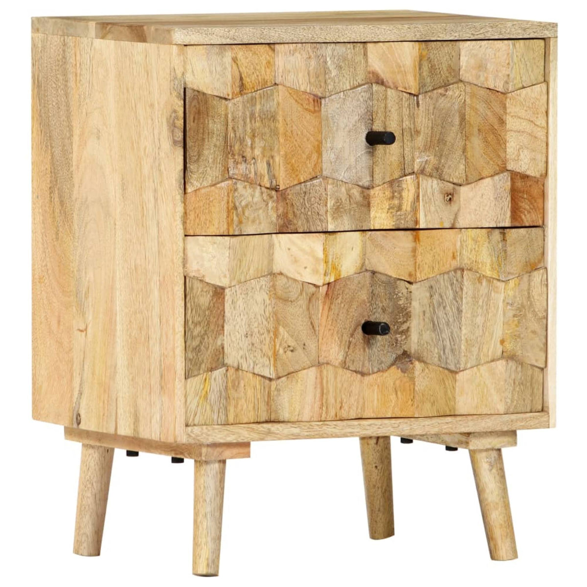 Solid Mango Wood Bedside Cabinet A27415