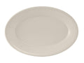 American White Rolled Edge Oval Platter P780445
