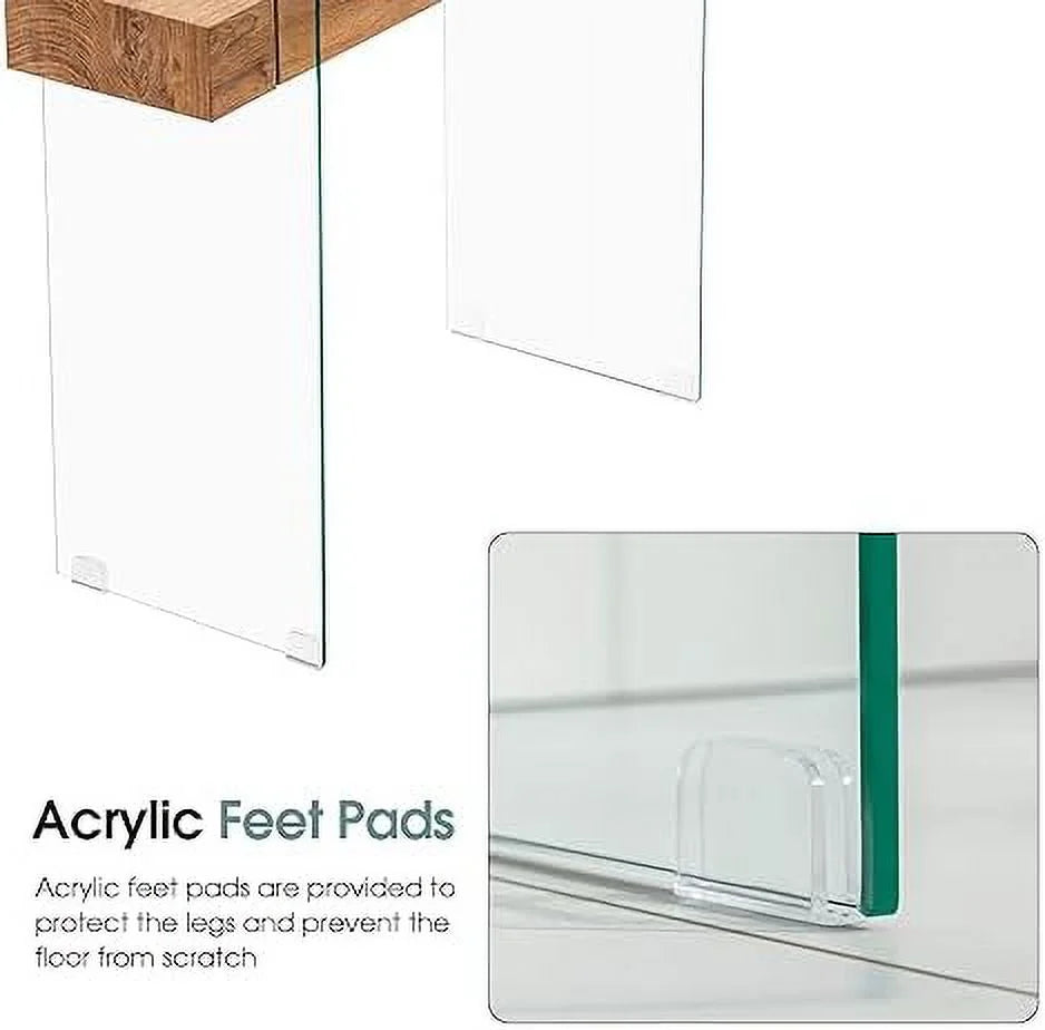 Narrow Glass Console Table D68630