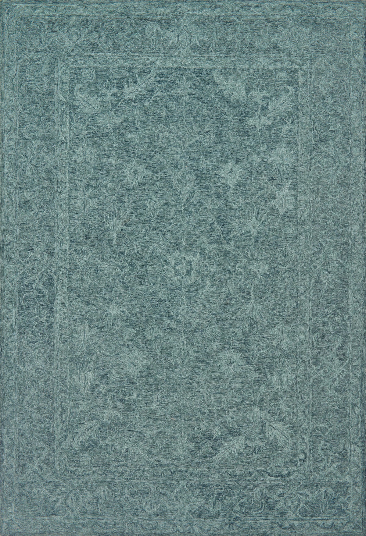 Teal Rug 7'9 x 9'9 G6206