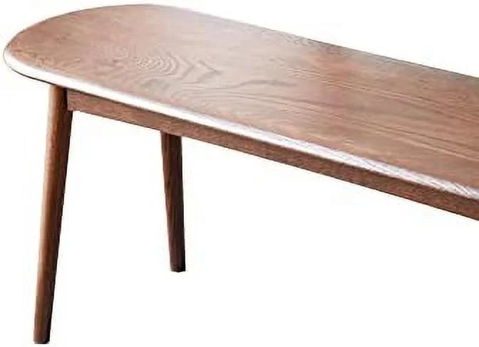 Oak Wood Dining Bench Woven Design 2-3 Seater P9340