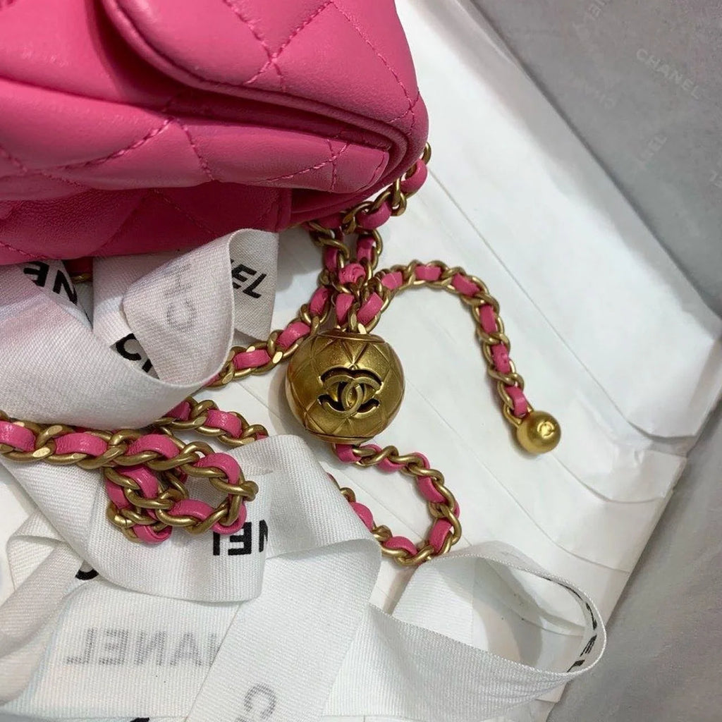 Pink Mini Flap Bag Y108262