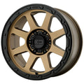 17x9 6x6x139.7 +18mm Matte Bronze Matte Black Lip 2 Wheel B3132