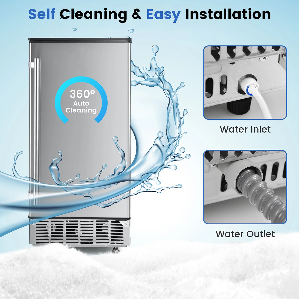 Built-in Ice Maker 80lbs/Day E157