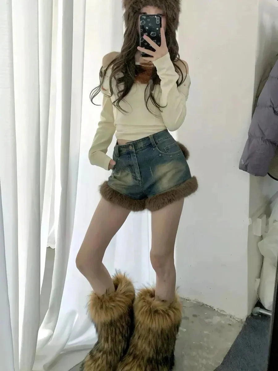 Denim Shorts Z834