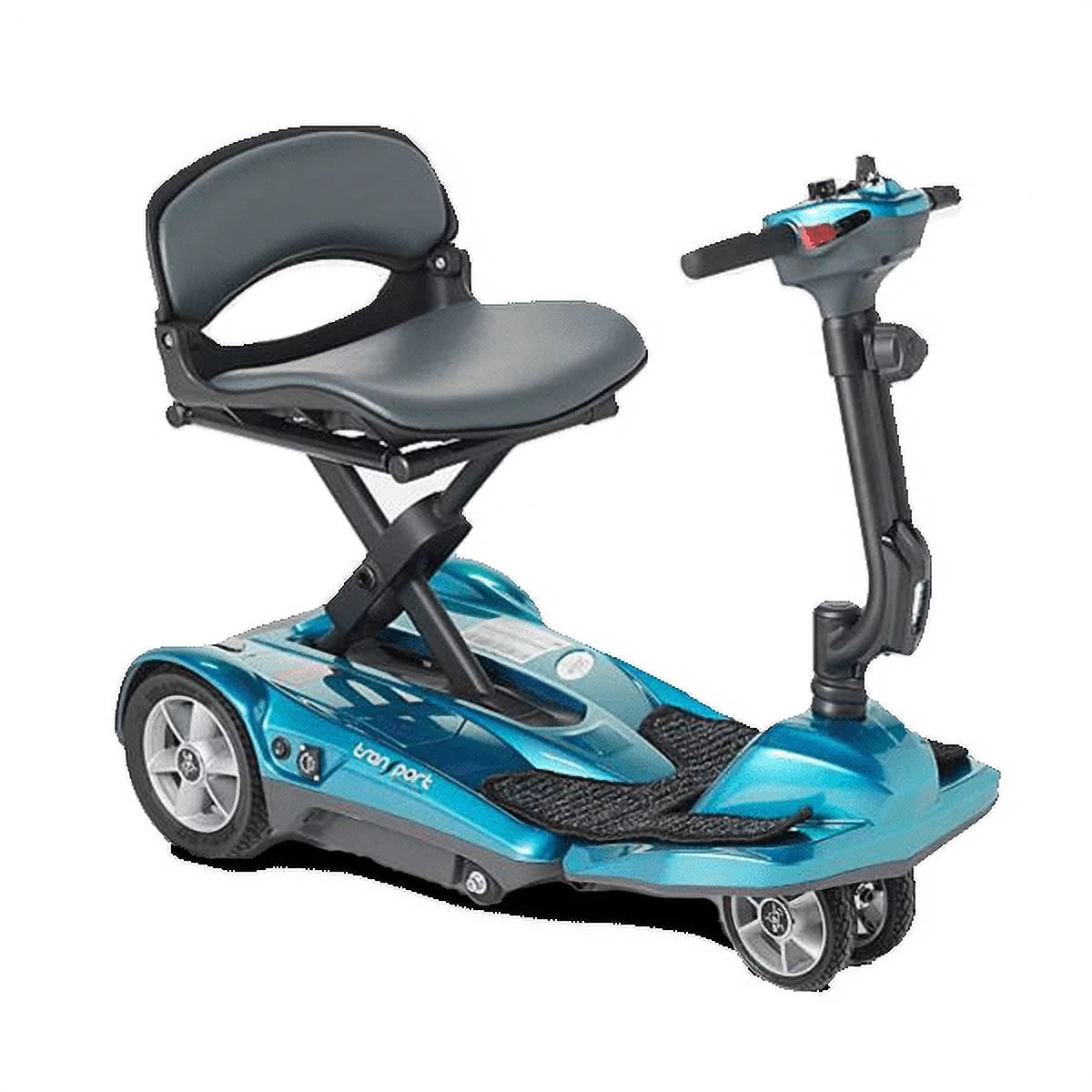 Sea Blue Automatic Folding Mobility Scooter N9851