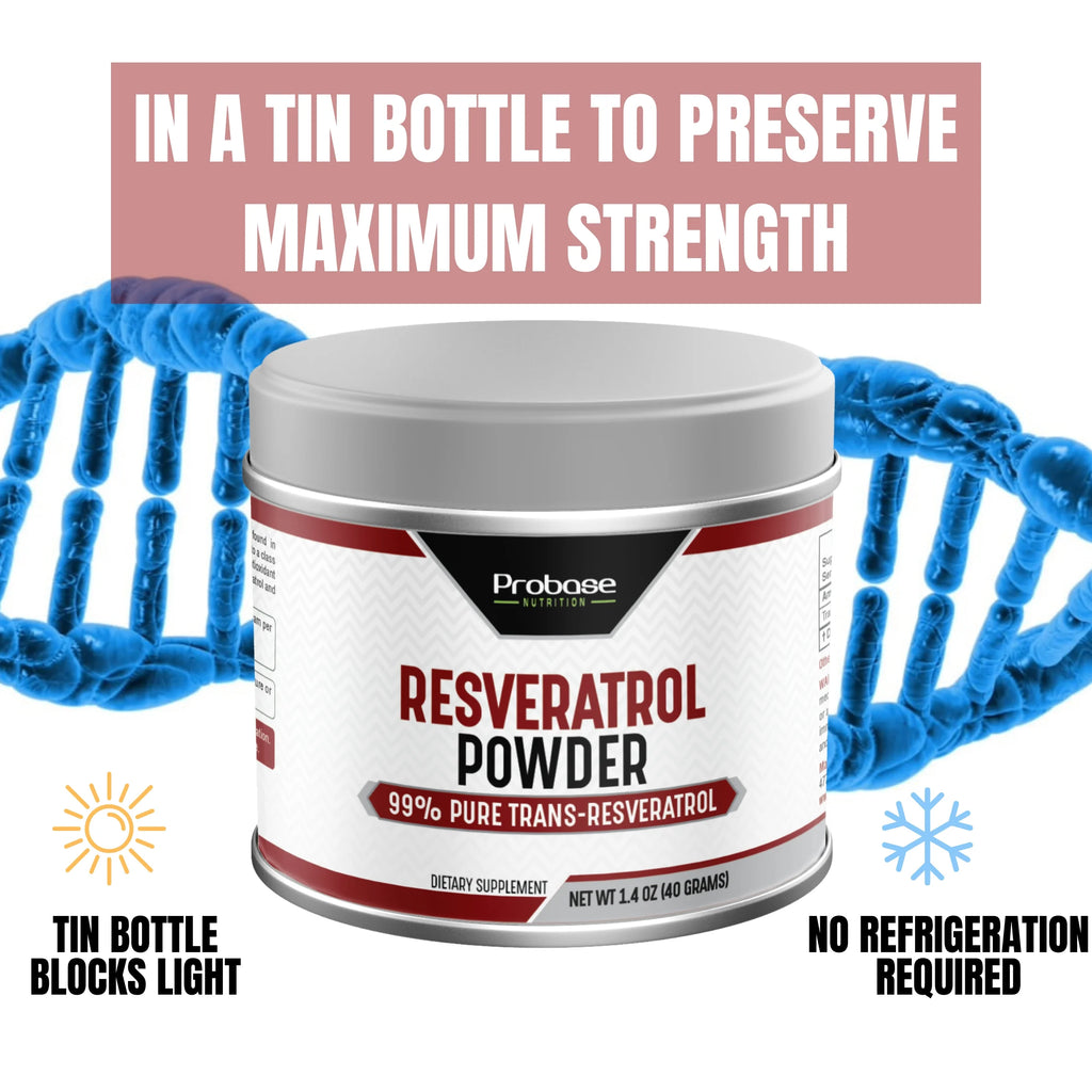 Micronized Trans-Resveratrol Powder 1000mg 40g C2666