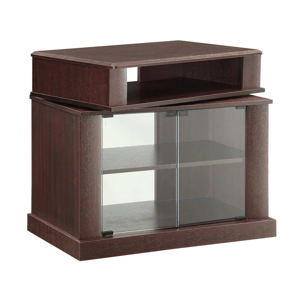 Cherry Swivel Top Entertainment Cart N27237
