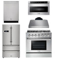36 Gas Range, Range Hood, Microwave, Refrigerator, Dishwasher Q6147