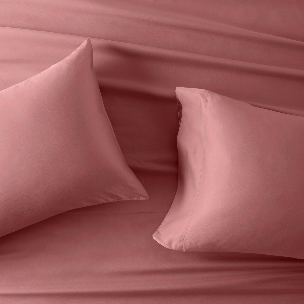 500 Thread Count Washed Supima Sateen Solid Sheet Set P43650