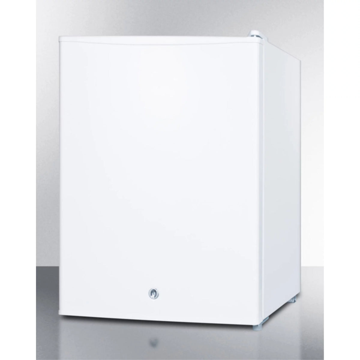 Compact White All-Refrigerator with Automatic Defrost and Lock J47053