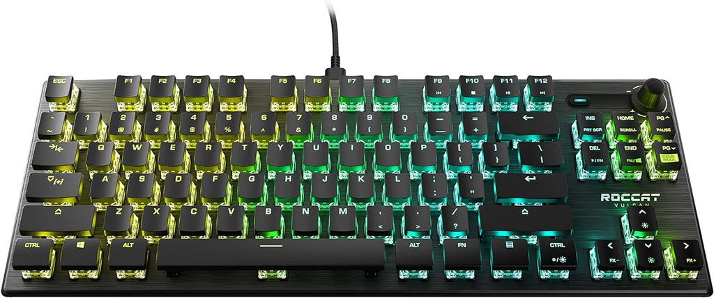 Black Full Size RGB Gaming Keyboard with Wrist Rest D362411