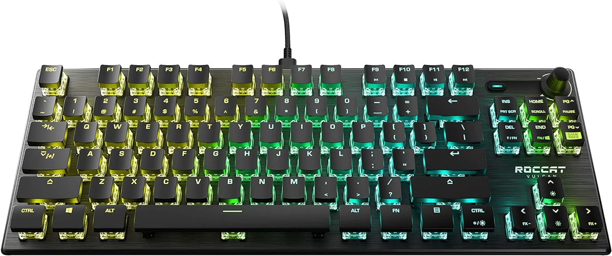 Black Full Size RGB Gaming Keyboard with Wrist Rest D362411
