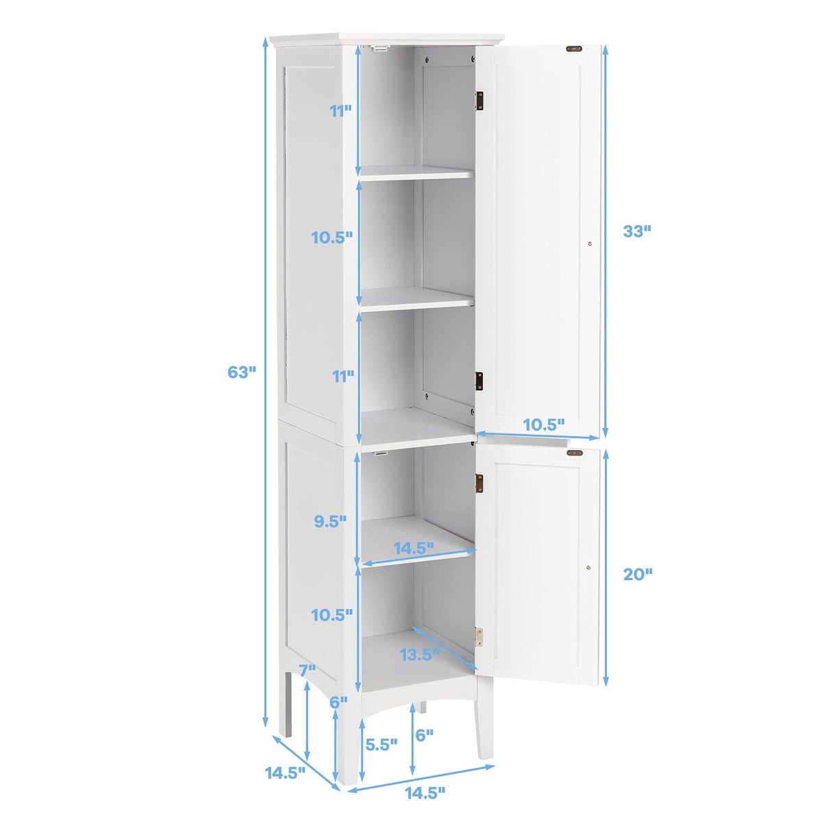 Freestanding Bathroom Storage Cabinet O638