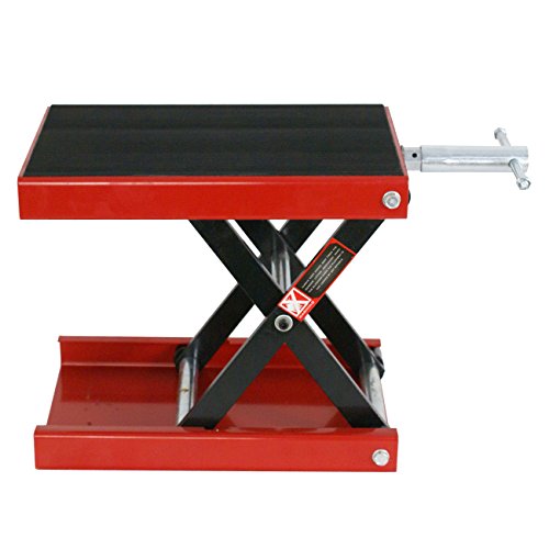 1100 LB Wide Deck Motorcycle Scissor Lift Jack Stand J566889