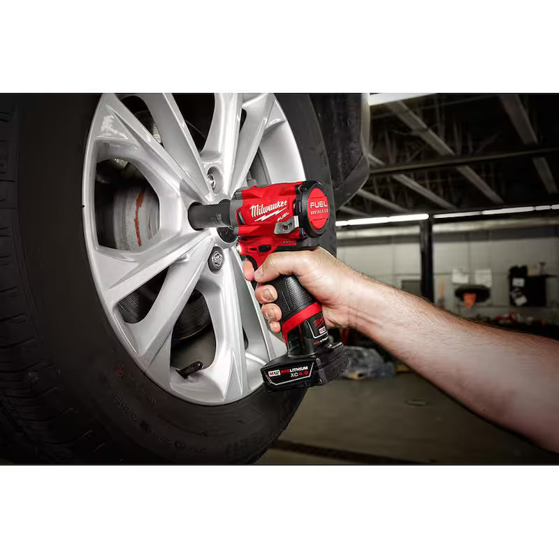 12V Brushless Cordless 3/8 in. Impact Wrench Kit with 6.0Ah Battery A37680