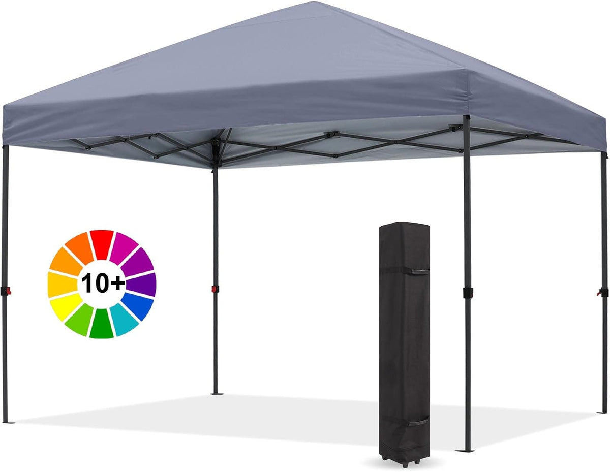 Beige 10x10 Pop up Canopy Tent K48606