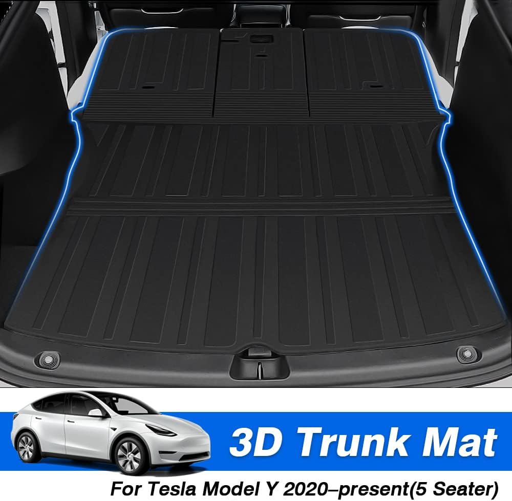 Custom Fit Trunk Mat Cargo Liner Back Seat Protector Black G84122