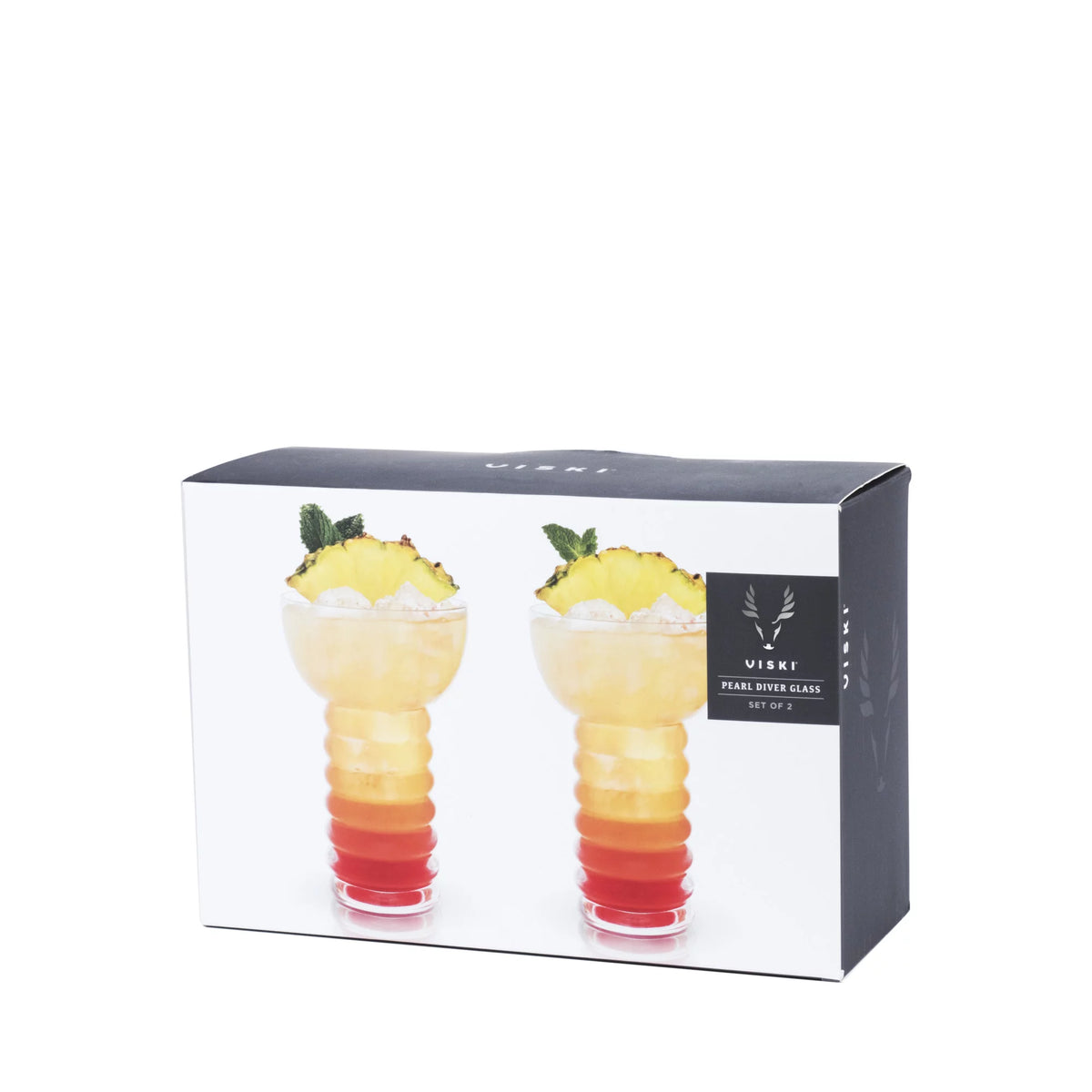 Crystal Tiki Cocktail Glasses P4872
