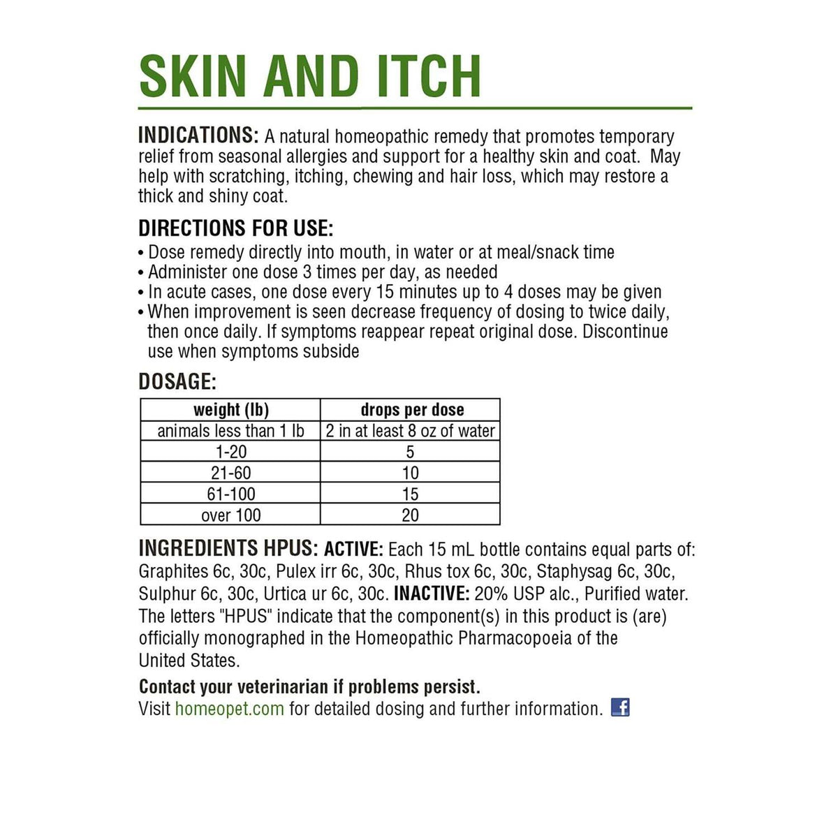 Skin Itch Relief Pet Supplies R554